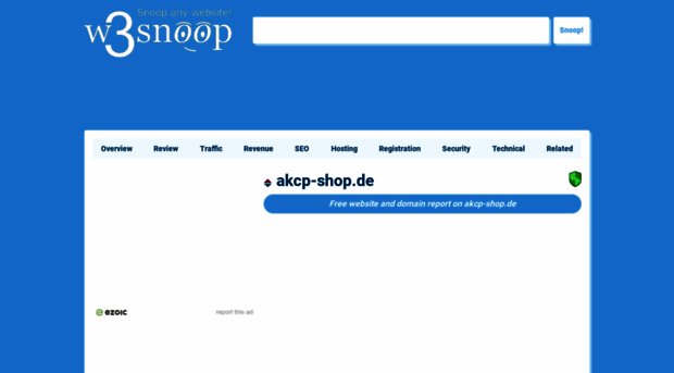 akcp-shop.de.w3snoop.com