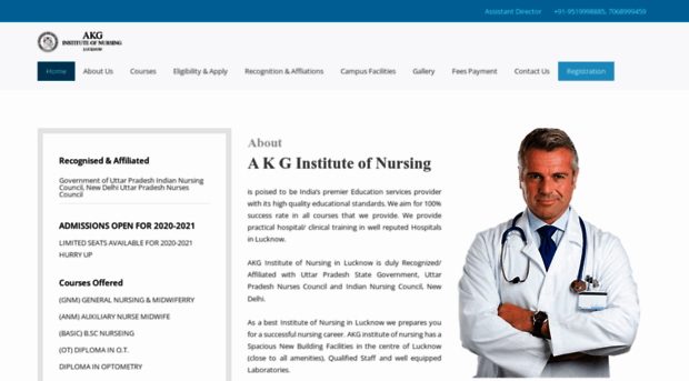 akginstituteofnursing.co.in