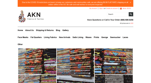 aknfabricsandtextiles.com