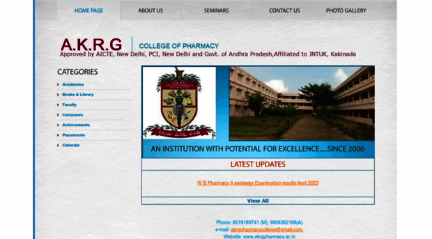 akrgpharmacy.ac.in