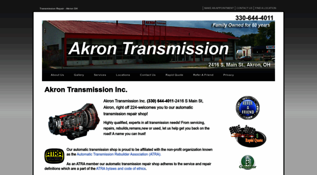 akrontransmission.com