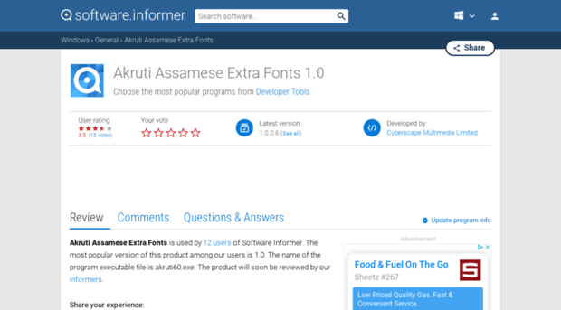 akruti-assamese-extra-fonts.software.informer.com