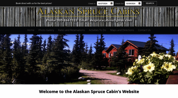 aksprucecabins.com