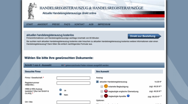 aktuellen-handelsregisterauszug-kostenlos.handelsregisterauszug-deutschland.de