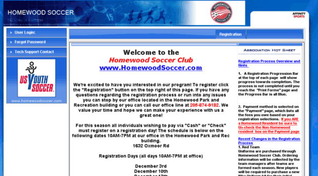 al-homewood.affinitysoccer.com