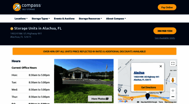 alachuaselfstorage.com