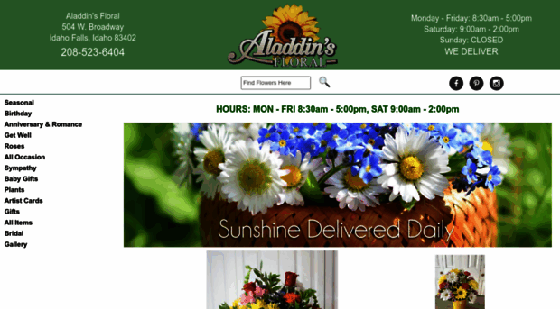 aladdinsfloral.com