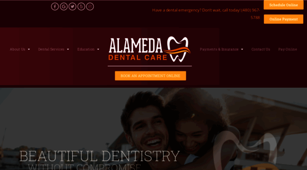 alamedadentalaz.com