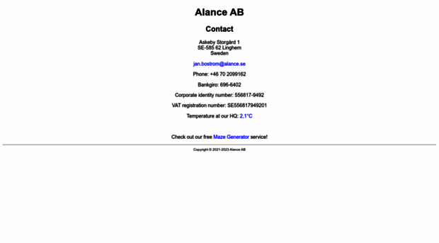 alance.se