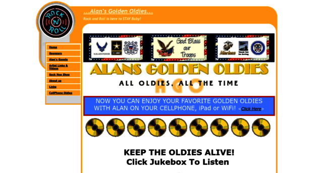 alansgoldenoldies.com