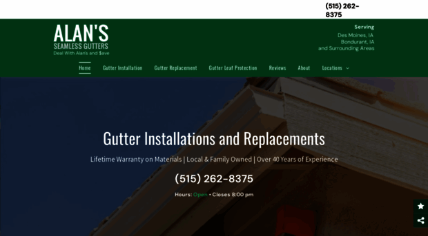alansseamlessgutters.com