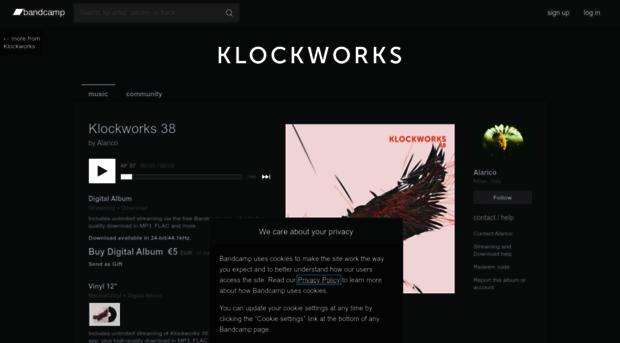 alaricoklockworks.bandcamp.com