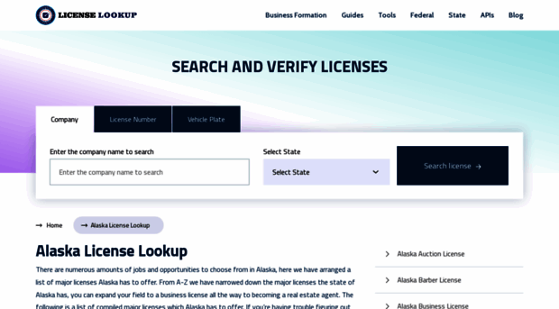alaska.licensesearch.org