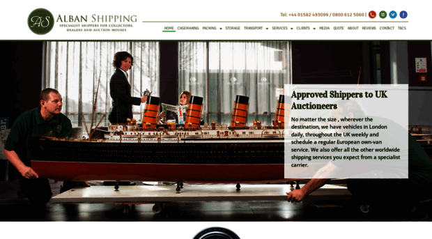 albanshipping.co.uk