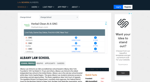 albany.lawschoolnumbers.com