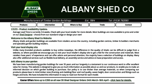 albanysheds.co.uk