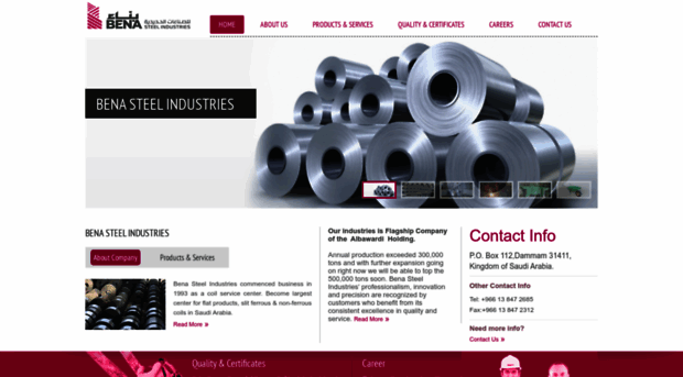 albawardisteel.com