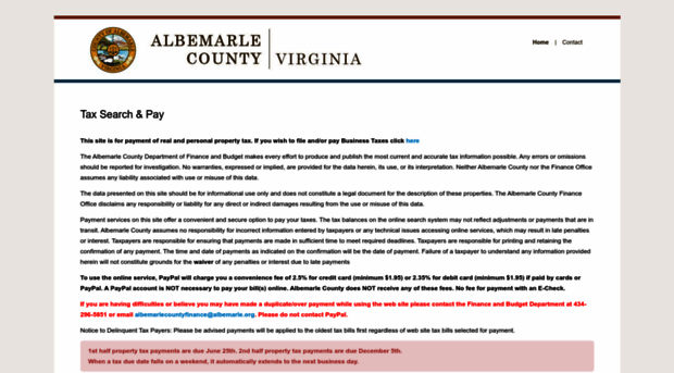 albemarlecountytaxes.org