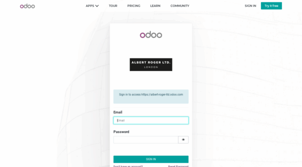 albert-roger-ltd.odoo.com