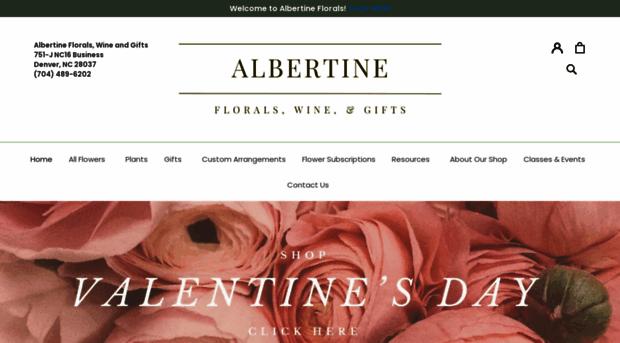 albertineflorals.com