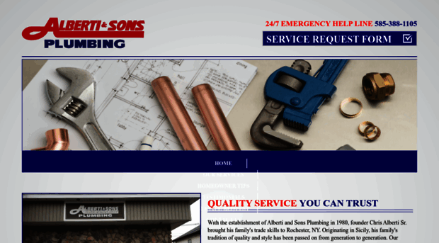 albertiplumbing.com