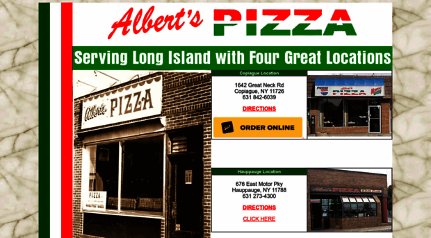 albertspizza.com