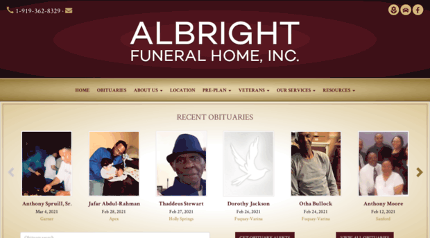 albrightfuneralhomeinc.com