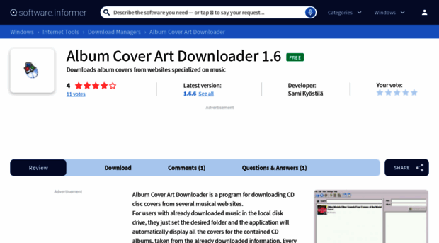 album-cover-art-downloader.software.informer.com