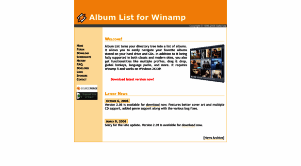 albumlist.sourceforge.net