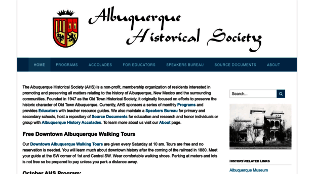 albuqhistsoc.org