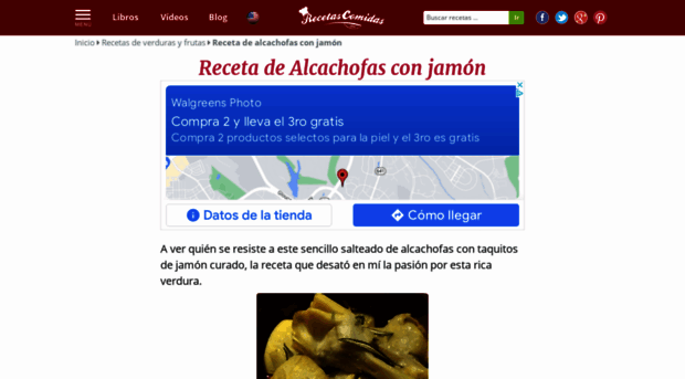 alcachofas-con-jamon.recetascomidas.com