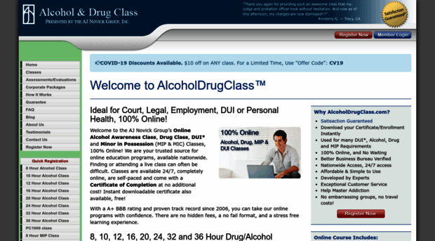 alcoholdrugclass.com