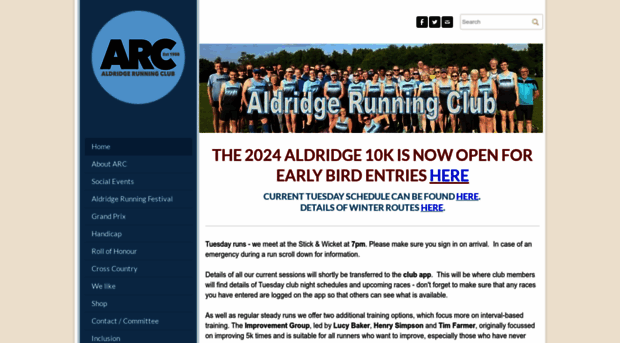 aldridgerunningclub.co.uk