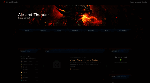 aleandthunder.shivtr.com