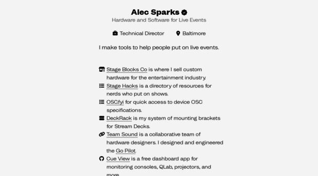 alecsparks.com