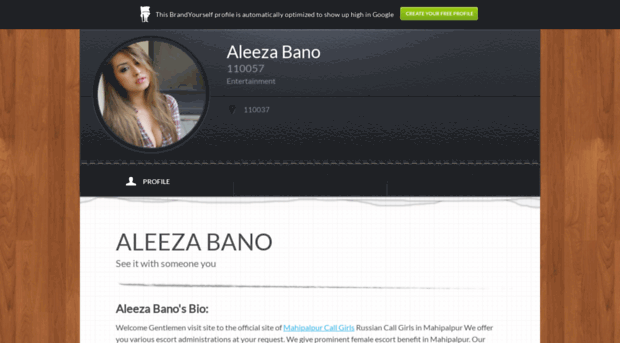 aleezabano.brandyourself.com