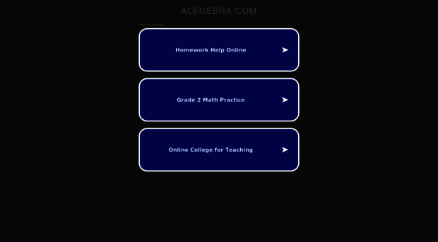 alegebra.com