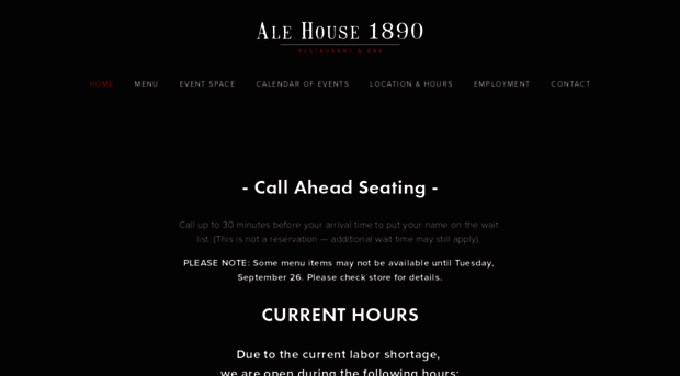 alehouse1890.com