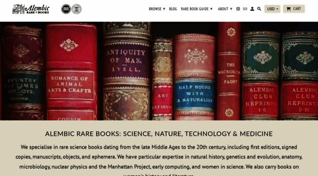 alembicrarebooks.com