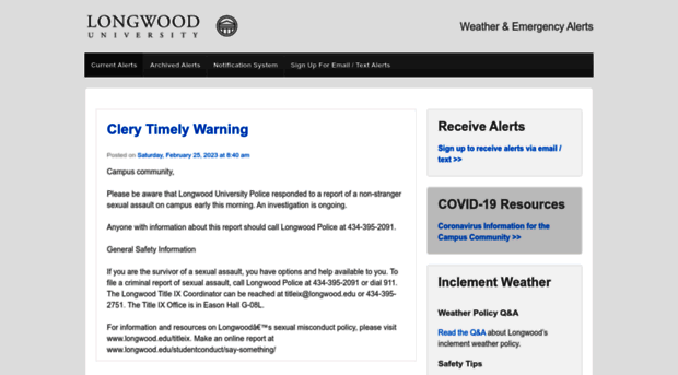 alerts.longwood.edu