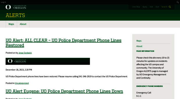 alerts.uoregon.edu