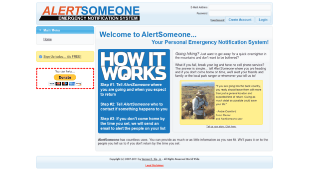 alertsomeone.com