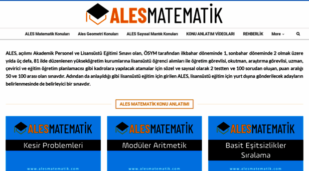 alesmatematik.com