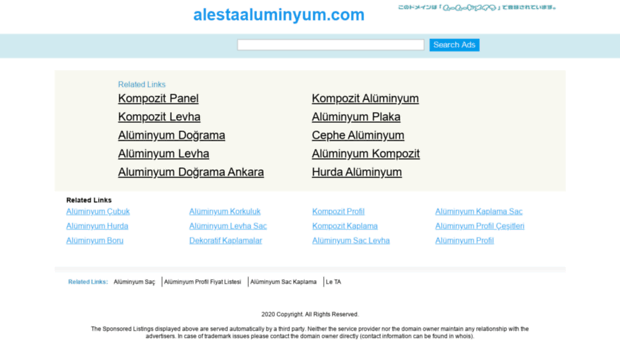 alestaaluminyum.com