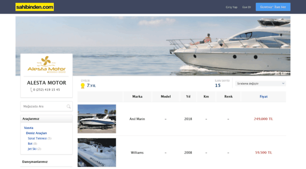 alestamotor.sahibinden.com