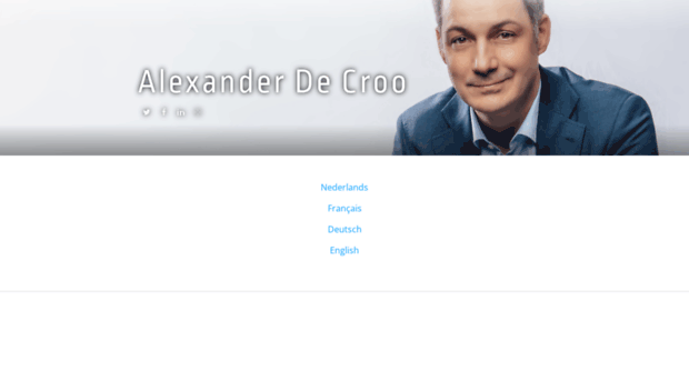 alexanderdecroo.be