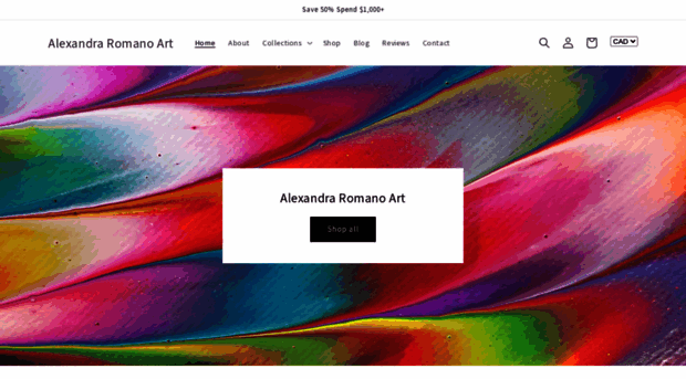 alexandraromanoart.com