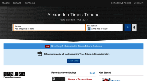 alexandria.newspapers.com