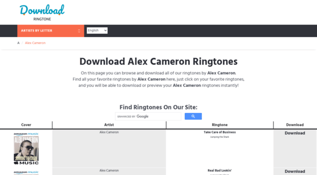 alexcameron.download-ringtone.com