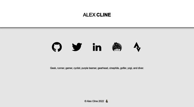 alexcline.net